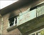 Пожар в центре Ярославля