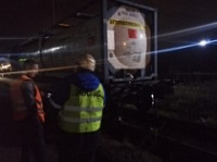 На вокзале Ярославль-Главный обнаружили протечку в цистерне с опасным веществом