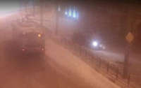 Иномарка снесла ограждения на Богоявленской площади