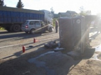 В Ярославском районе столкнулись два автомобиля