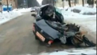 В Ярославле пьяный водитель иномарки скрывался от полиции с трупом на заднем сидении. ВИДЕО.