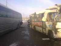 В Ярославле маршрутка врезалась в автобус