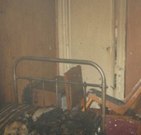 Пожар в квартире одной из многоэтажек Ярославля Пожар в квартире одной из многоэтажек Ярославля