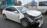 Две иномарки столкнулись на Московском проспекте