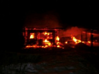 Под Переславлем сгорел огромный дачный дом