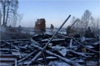 При пожаре в Рыбинском районе погибли четверо малышей