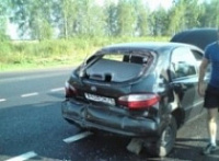 ДТП с четырьмя машинами в Ростовском районе