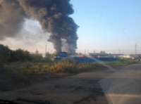 В Тутаеве тушили пожар на заводе полимерных материалов