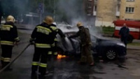 Ночью в Ярославле горело два автомобиля