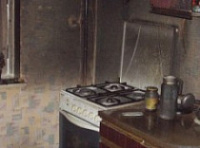 В время пожара в Ярославском районе пострадал человек