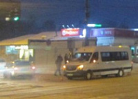 В ДТП с маршруткой пострадала пассажирка