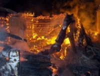 Два крупных пожара в частных домах Ярославской области