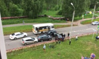 Массовое ДТП вовлекло 5 автомобилей