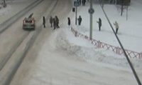 На пешеходном переходе на Гагарина сбита девушка [видео]