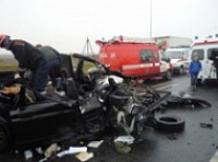 В Ярославском районе иномарка влетела в тяжеловоз