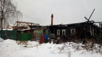 Пожар в частном доме унес жизни двух людей