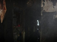 Ночной пожар в Заволжской квартире Ночной пожар в Заволжской квартире