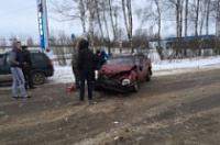 В тройном столкновении в Рыбинске пострадали люди