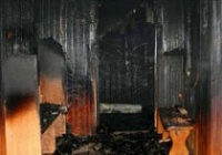 В заволжском районе тушили баню В заволжском районе тушили баню