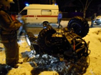 В Рыбинске «пятерка» столкнулась с квадроциклом