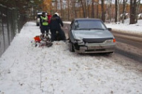 В Рыбинском районе «Лада» сбила мопед