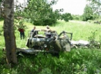 В Борисоглебском районе внедорожник вылетел в кювет