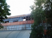 В Заволжском районе Ярославля горел цех по производству мебели