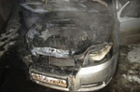 Около больницы подожгли автомобиль врача Около больницы подожгли автомобиль врача