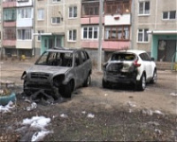 В Переславле горели две машины