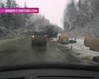 Не смогли разъехаться две фуры