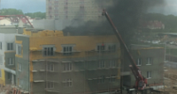 В Ярославле горел недостроенный садик