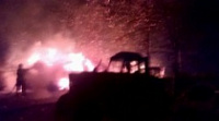 Под Рыбинском сгорела дача с гаражом