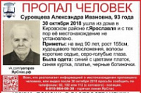 В Ярославле пропала 93-летняя женщина