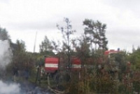 Два дачных дома сгорели в Ярославском районе Два дачных дома сгорели в Ярославском районе