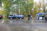 Водитель маршрутки протаранил столб