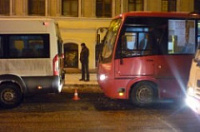 В ДТП с двумя маршрутками пострадал человек
