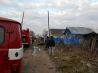 За несколько часов  рыбинским спасателям пришлось потушить четыре пожара
