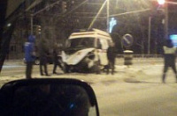 Машина скорой помощи угодила в ДТП