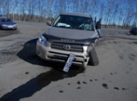 На Ленинградском проспекте столкнулись два автомобиля
