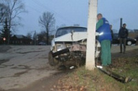 В Переславле пьяного водителя «остановил» столб