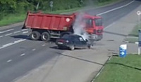 В страшной аварии на Ленинградском проспекте погиб человек [ВИДЕО]
