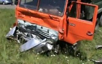 В Первомайском районе лесовоз разнес внедорожник: трое погибших