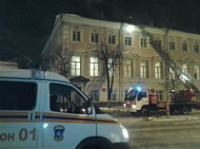 В центре Ярославля горел Дом Офицеров